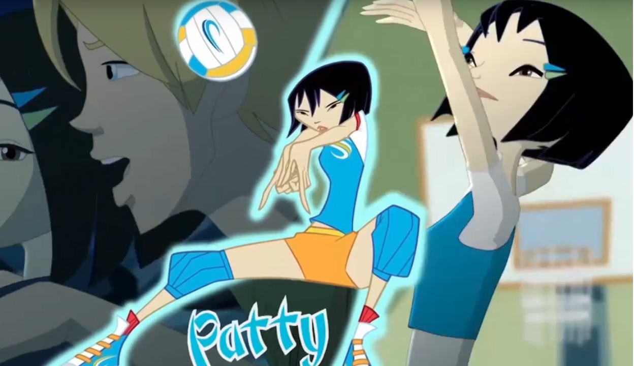 Spike team cartoni animati - rai gulp - rai 2 - ragazzi - personaggi Patty