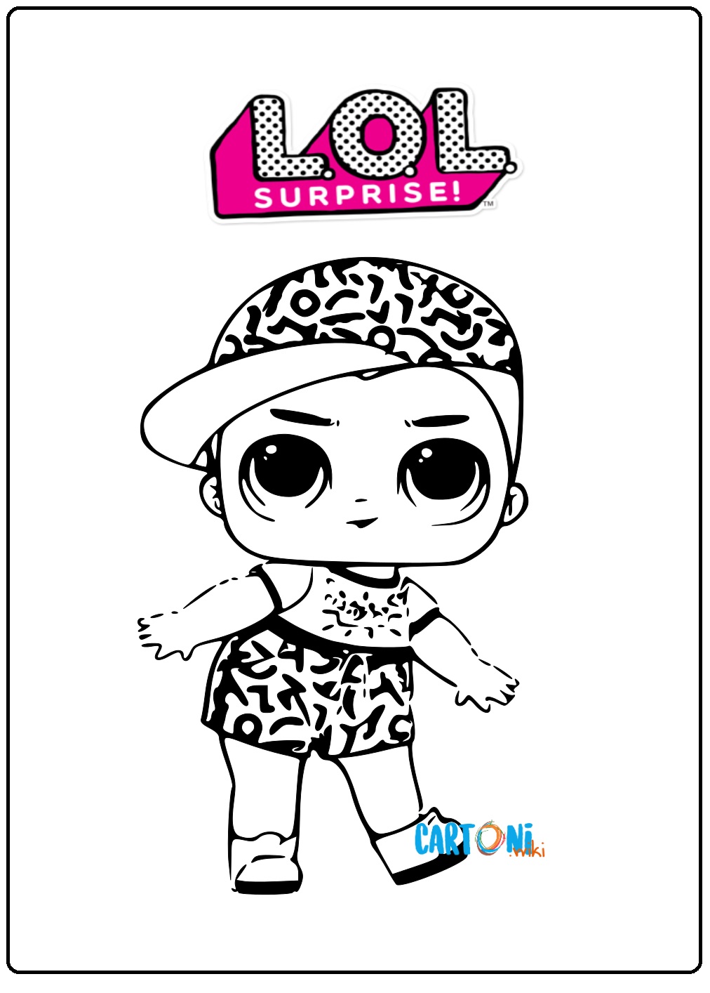 Lol Boys Coloring Scribbles da colorare LOL Surprise Serie 4 Under Wraps