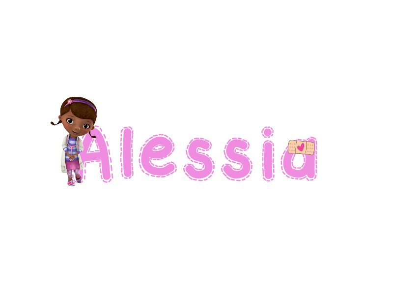 Alessia Dottoressa peluche Cartoni animati