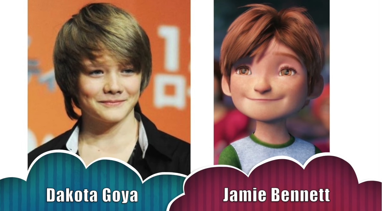 Jamie Bennet Le cinque leggende - The rise of the guardians - Doppiatori originali - Dakota Goya