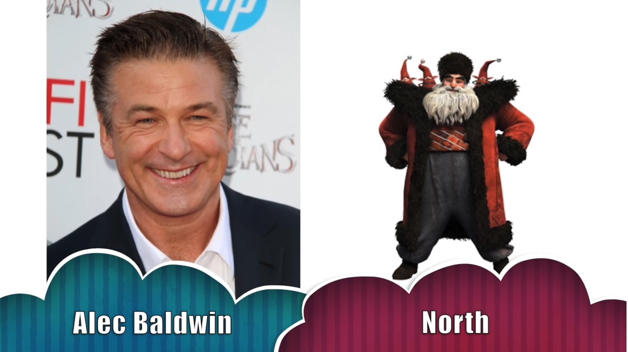 Nord Le cinque leggende -North The rise of the guardians - Doppiatori originali - Alec Baldwin