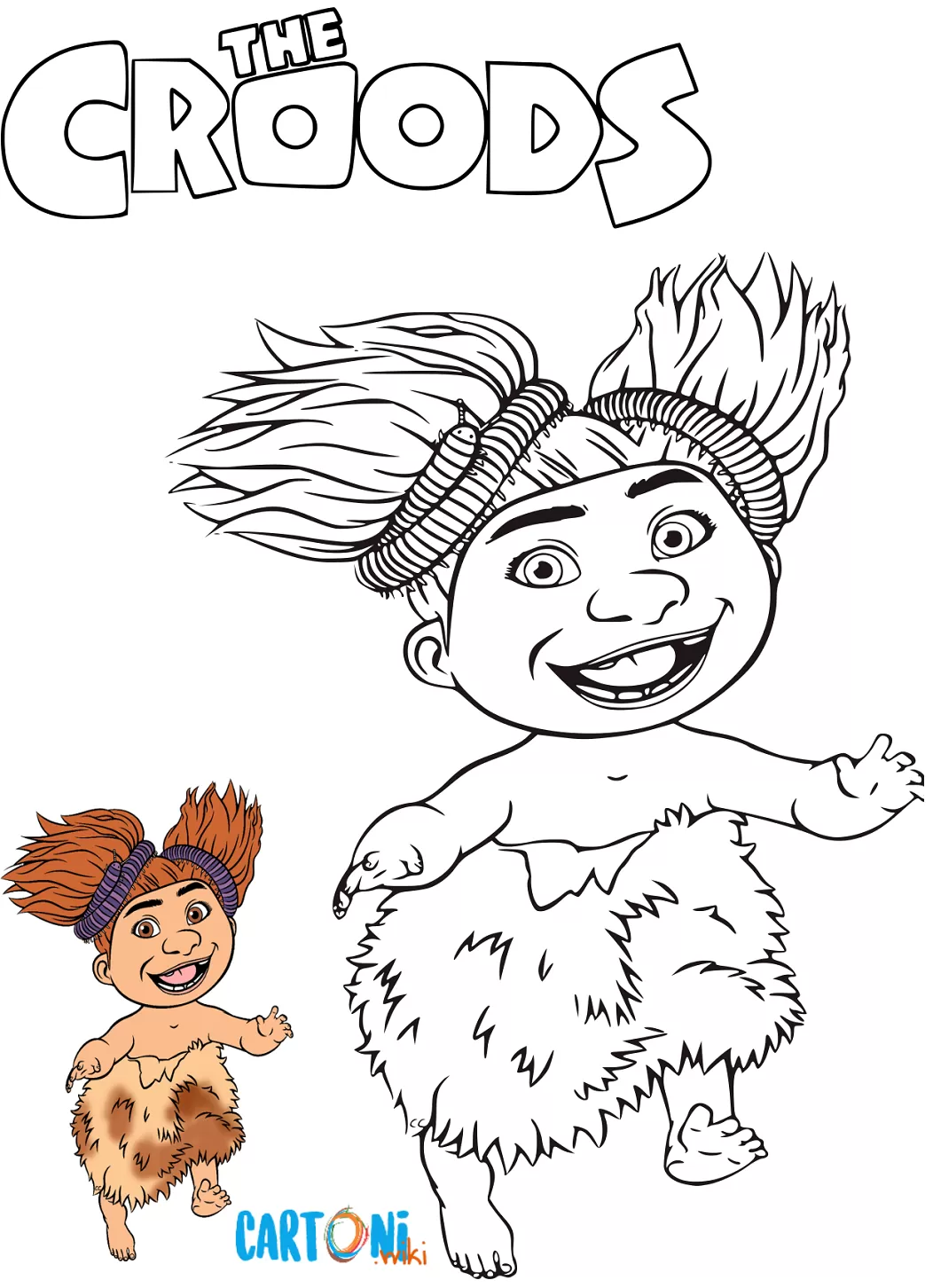 I Croods da colorare