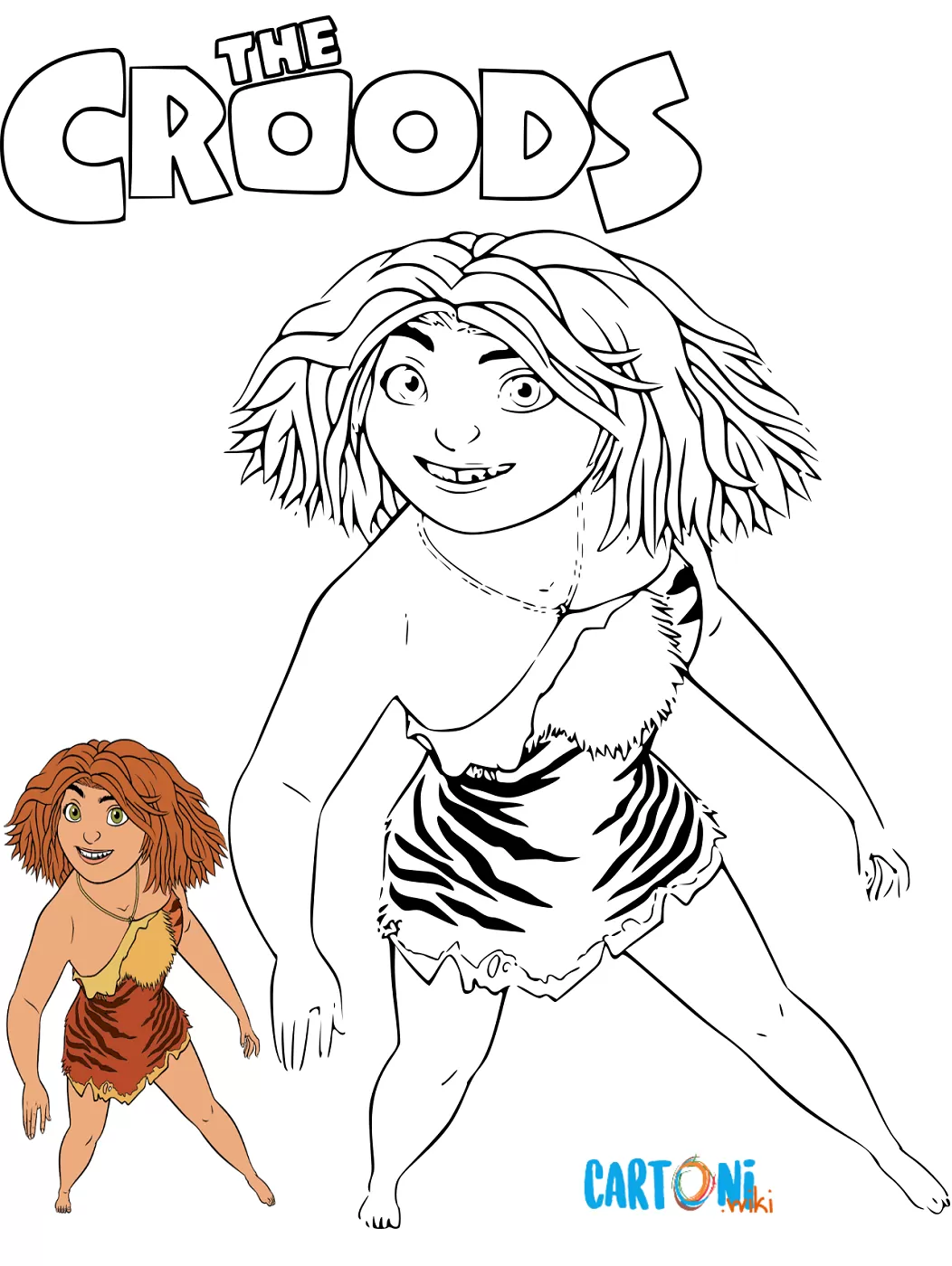 Croods Disegni da colorare