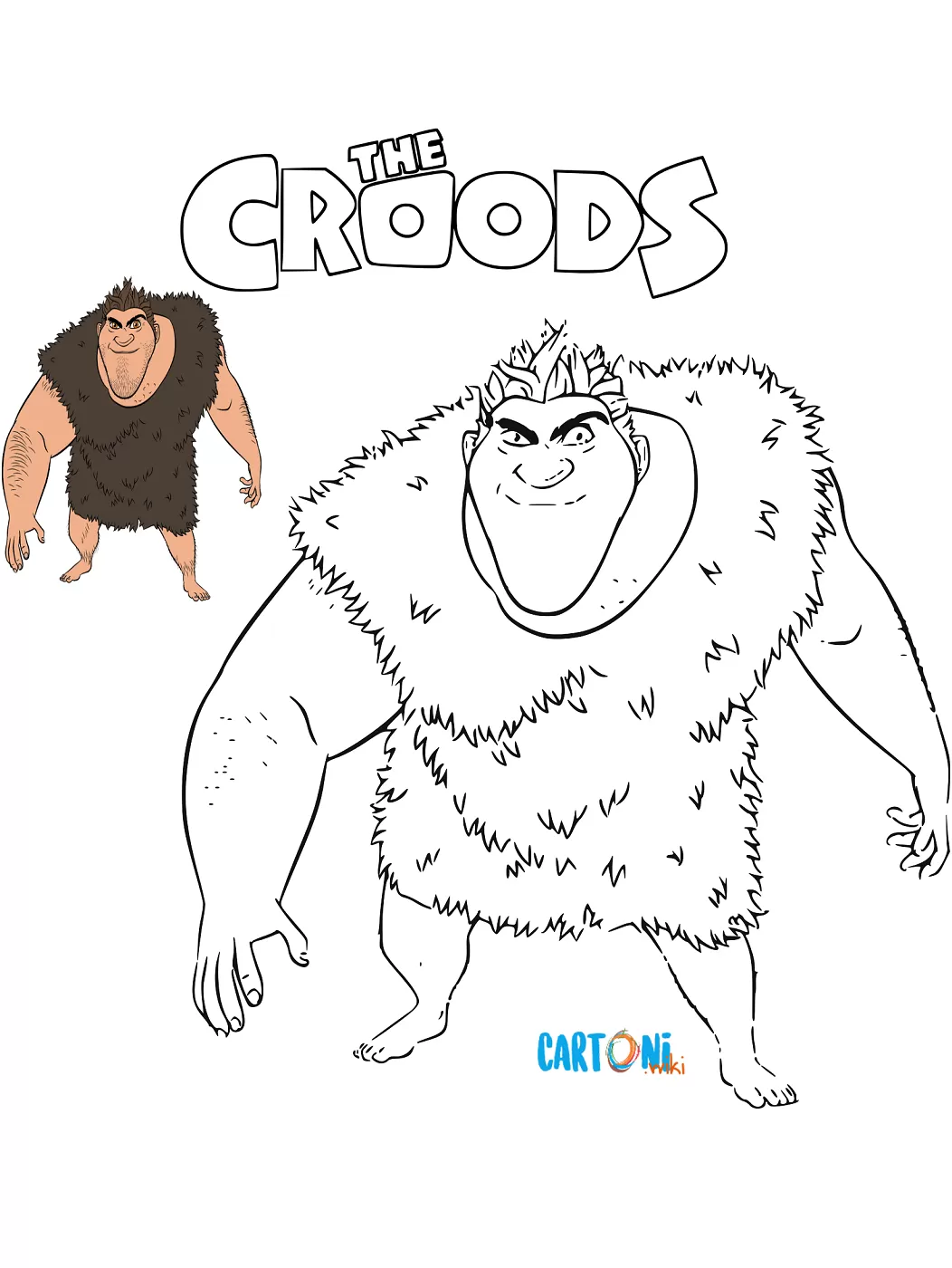 Croods colora Grug