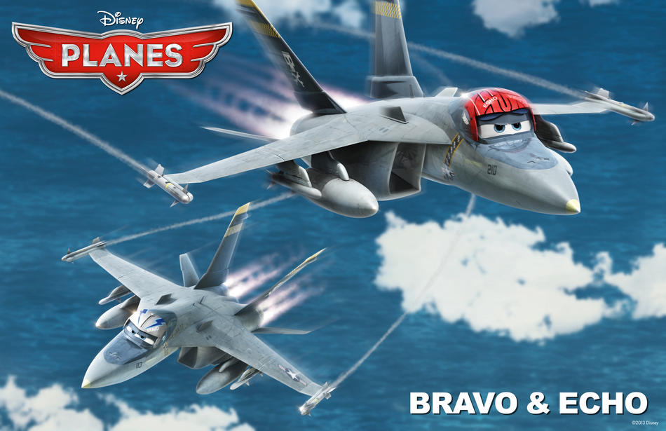 Planes film Disney - Bravo e Echo - Disneytoon - Personaggi - Planes Disney Wiki - Planes Disney Film