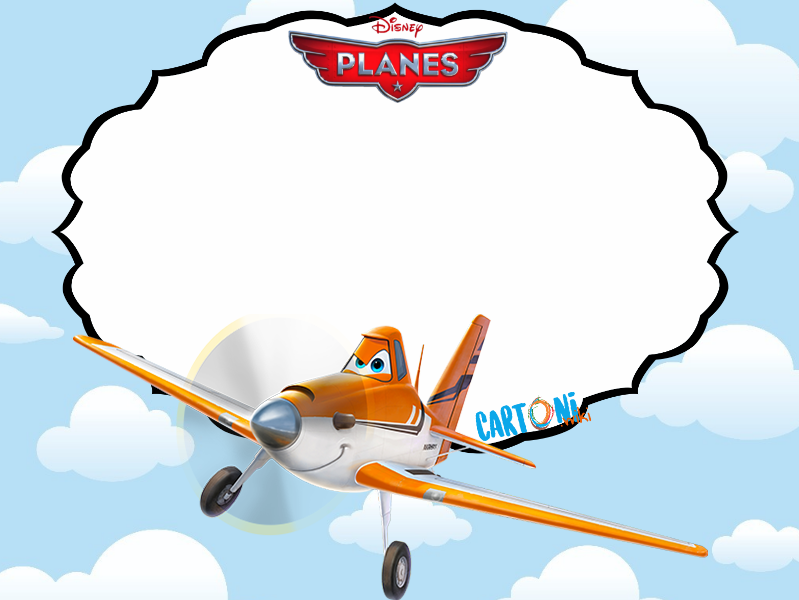 Disney Planes invitation template