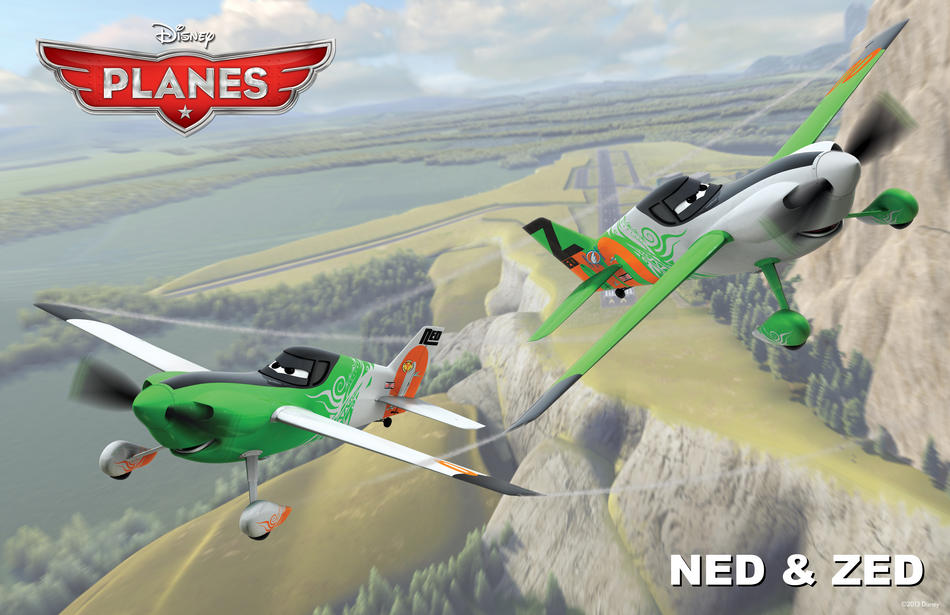 Planes film Disney - Ned e Zed - Disneytoon - Personaggi - Planes Disney Wiki - Planes Disney Film