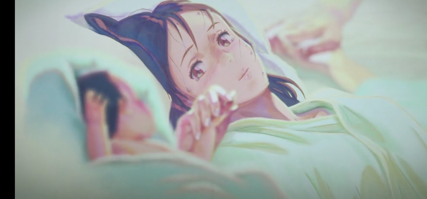 You name. film di animazione giapponese 2016 personaggi Futaba Miyamizu madre di Mitsuha e Yotsuha