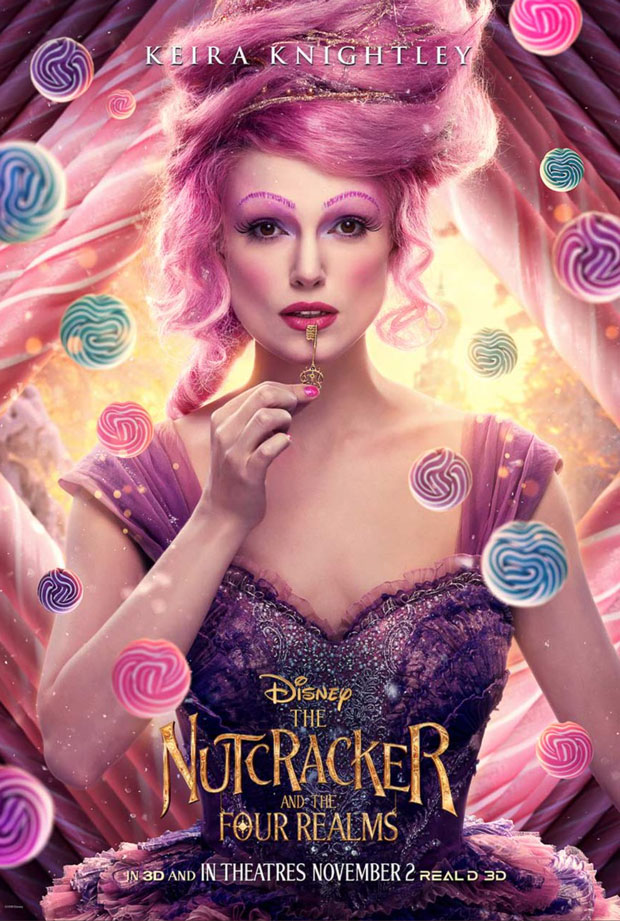 Lo Schiaccianoci e quattro Regni poster personaggi - Characters poster - The  Nutnackers and the 4 realms 