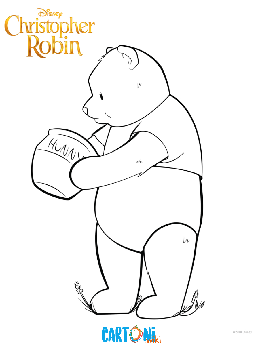 Christopher Robin Coloring pages