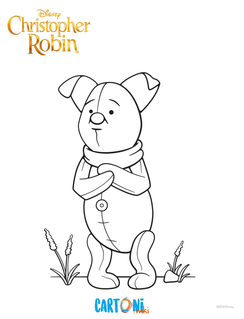 Disegni da colorare Ritorno al bosco dei 100 Acri - Immagini gratis