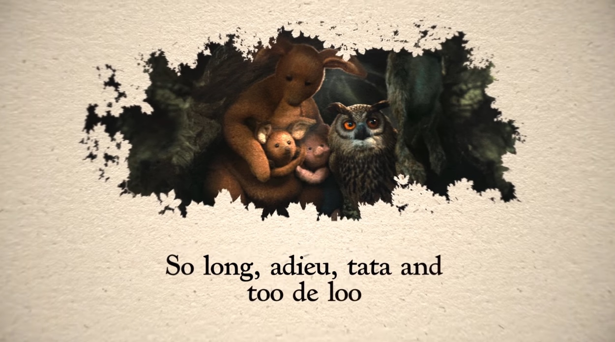 Goodbye, Farewell Lyric Cristofer Robin - Testo canzone film Ritorno al bosco dei 100 Acri - 2018 - Disney - Winnie the Pooh - live action
