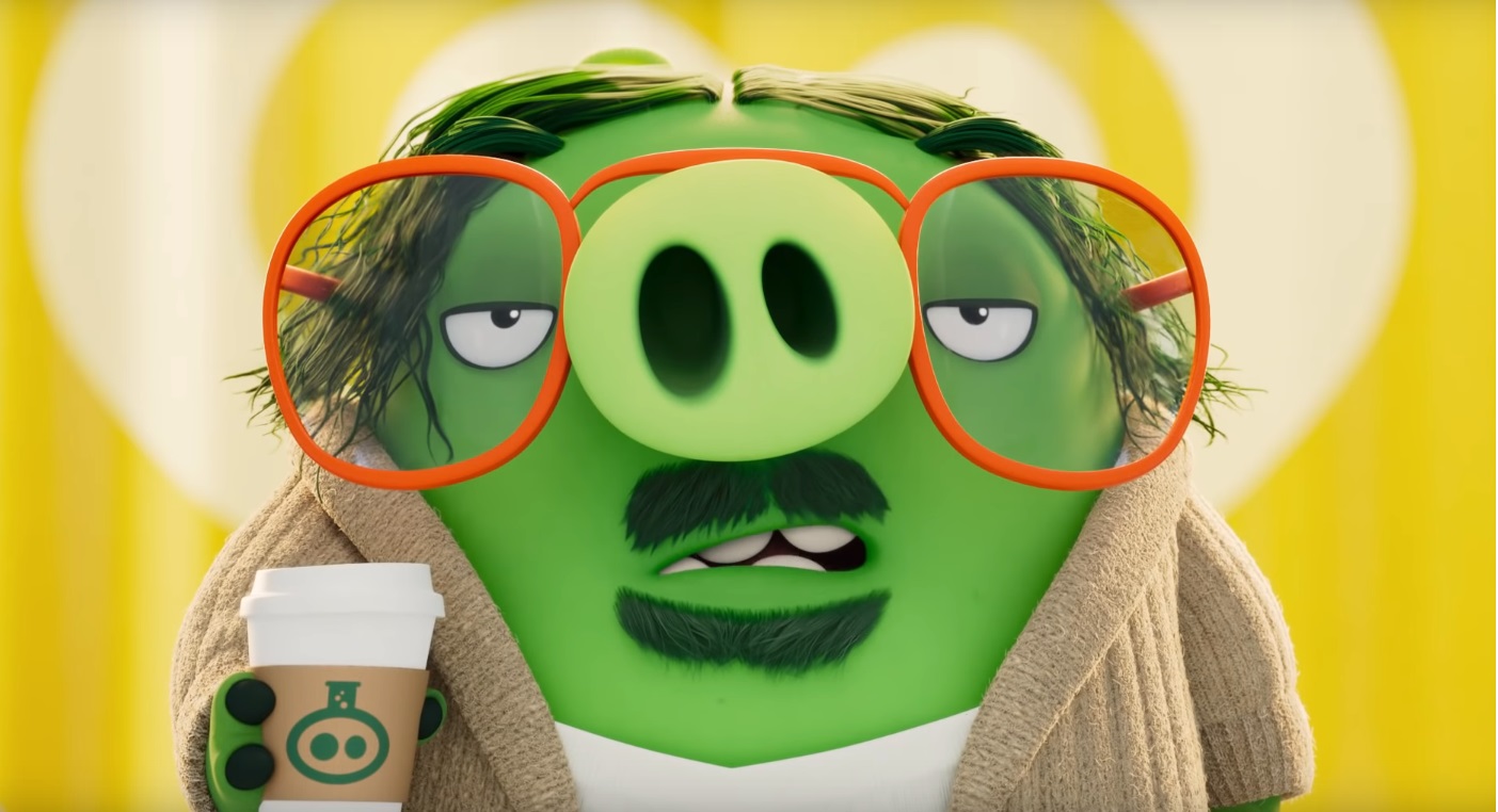 Angry birds 2 Nemici amici per sempre - The Angry Birds Movie 2 - film di animazione 2019 - maiale con occhiali