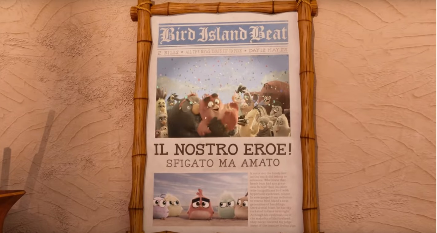 Angry birds 2 Nemici amici per sempre - The Angry Birds Movie 2 - film di animazione 2019 - il nostro eroe sfigato ma amato!