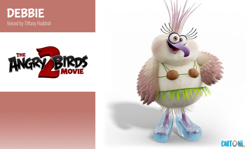 Debbie voce originale di Tiffany Haddish- Angry birds 2 il film Amici nemici per sempre - 2 the movie Characters Personaggi - film di animazione 2019 Sony animation pictures