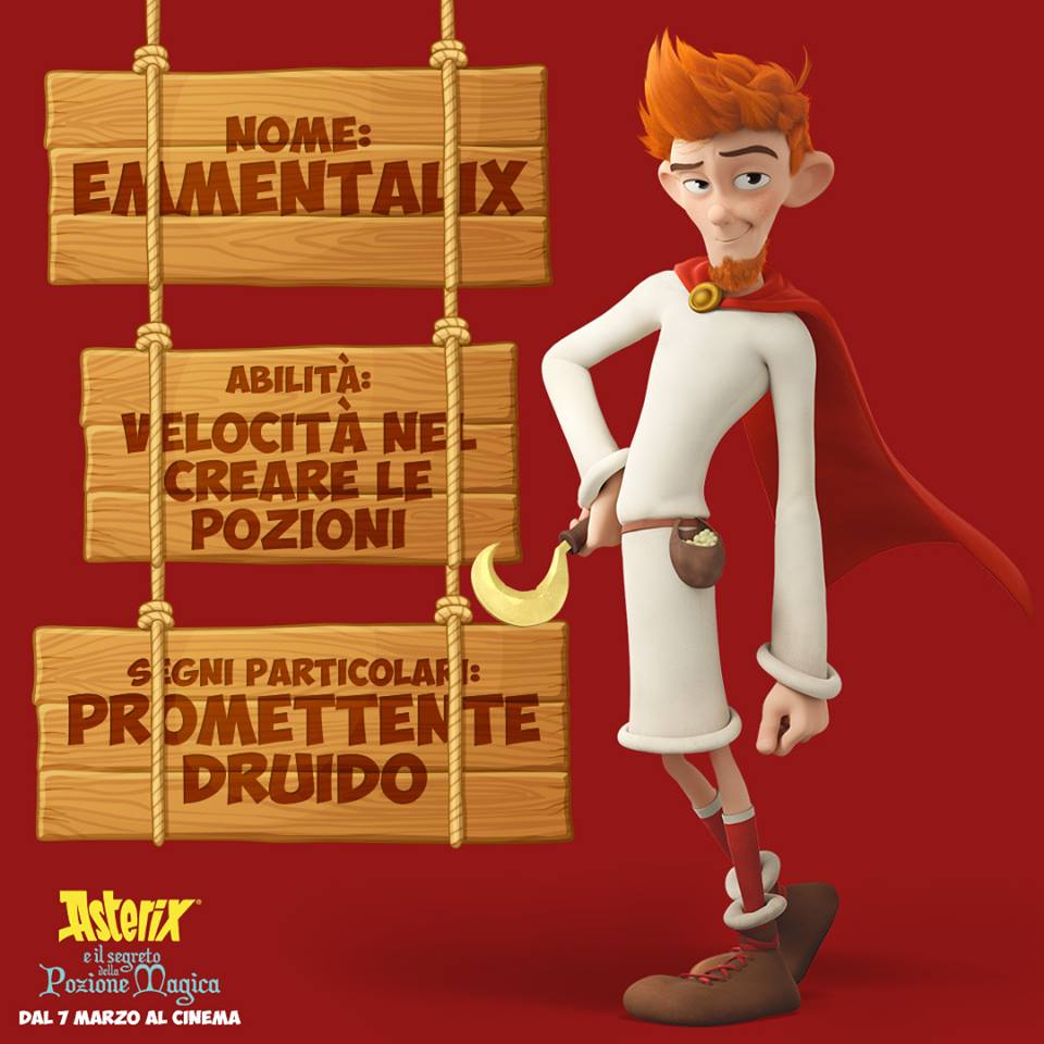 Emmentalix personaggi Asterix e il segreto della pozione magica - Film di animazione 2019 - 7 marzo 2019 - personaggi - trama -doppiatori -  Astrix: Le Secret de la Potion Magique