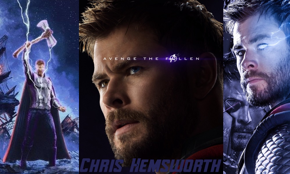 Avengers Endgame film Marvel 2019 immagini Chris Hemsworth  Thor Odinson personaggi attore