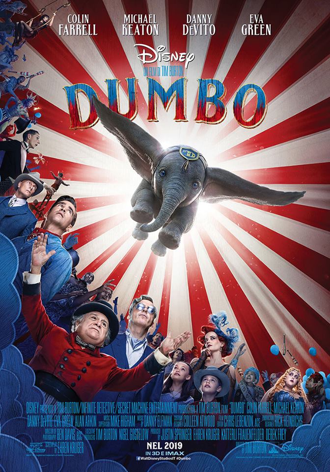 Dumbo film disney 2019 posters imagini elefante cinema marzoa 2019 - Dumbo immagine
