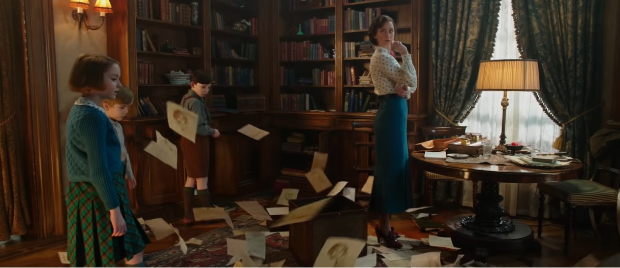 Il ritorno di Mary Poppins - Trailer - Lettere che volano in ufficio - Film Disney 2018 - Film Disney Natale - Mary Poppins