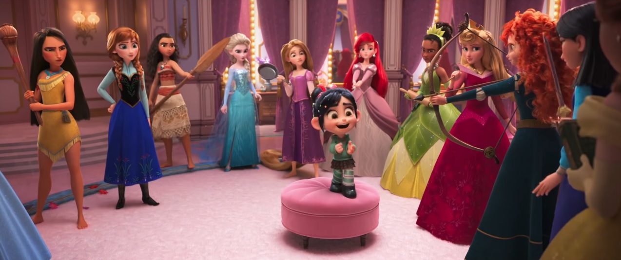 Principesse Disney  - Ralph Spacca Internet - Ralph Breaks the internet clip - ralph 2 - Film Disney