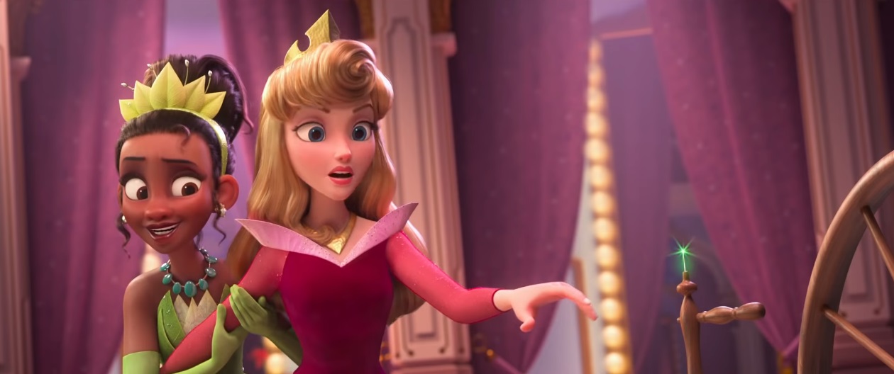 Tania - Aurora - Principesse Disney  - Ralph Spacca Internet - Ralph Breaks the internet clip - ralph 2 - Film Disney