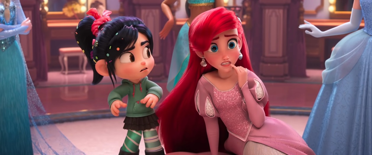 Ariel - Vanellope - Principesse Disney  - Ralph Spacca Internet - Ralph Breaks the internet clip - ralph 2 - Film Disney