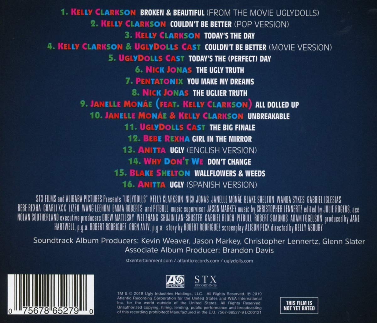 Pupazzi alla riscossa uglydolls original motion movie colonna sonora originale retro cd