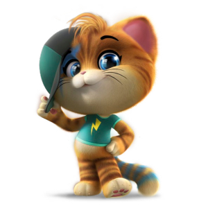 Lampo 44 gatti cartone animato personaggi 44 cats characters