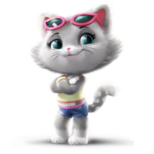Milady 44 gatti cartone animato personaggi 44 cats characters