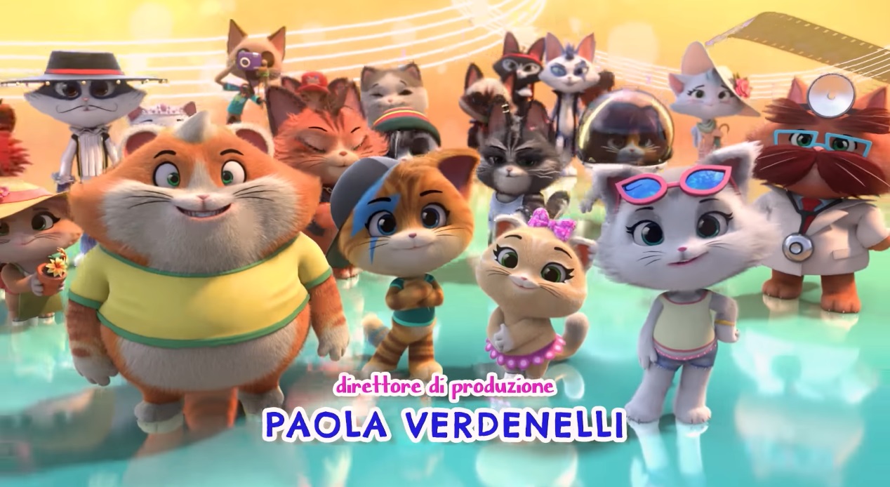 TEsto Sigla cartone animato 44 gatti - testo sigla 44 gatti - canzone 44 gatti - canzoni 44 gatti