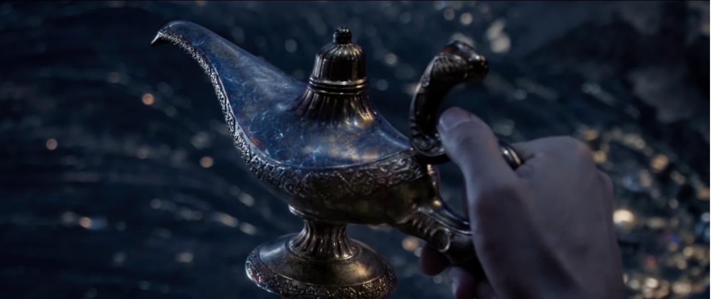 La lampada nel film disney live action 2019 aladdin