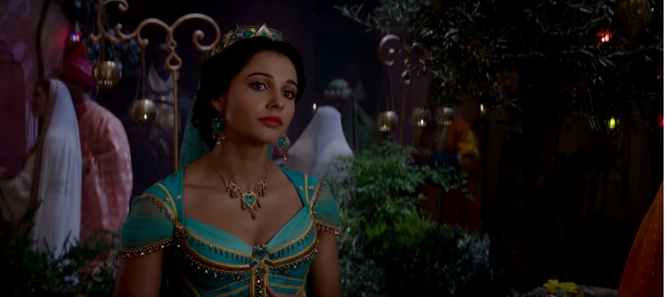 Aladdin film live action disney 2019 - Principessa Jasmine riceve i suoi pretendenti