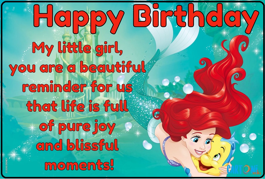 Ariel Happy Birthday Princess Disney