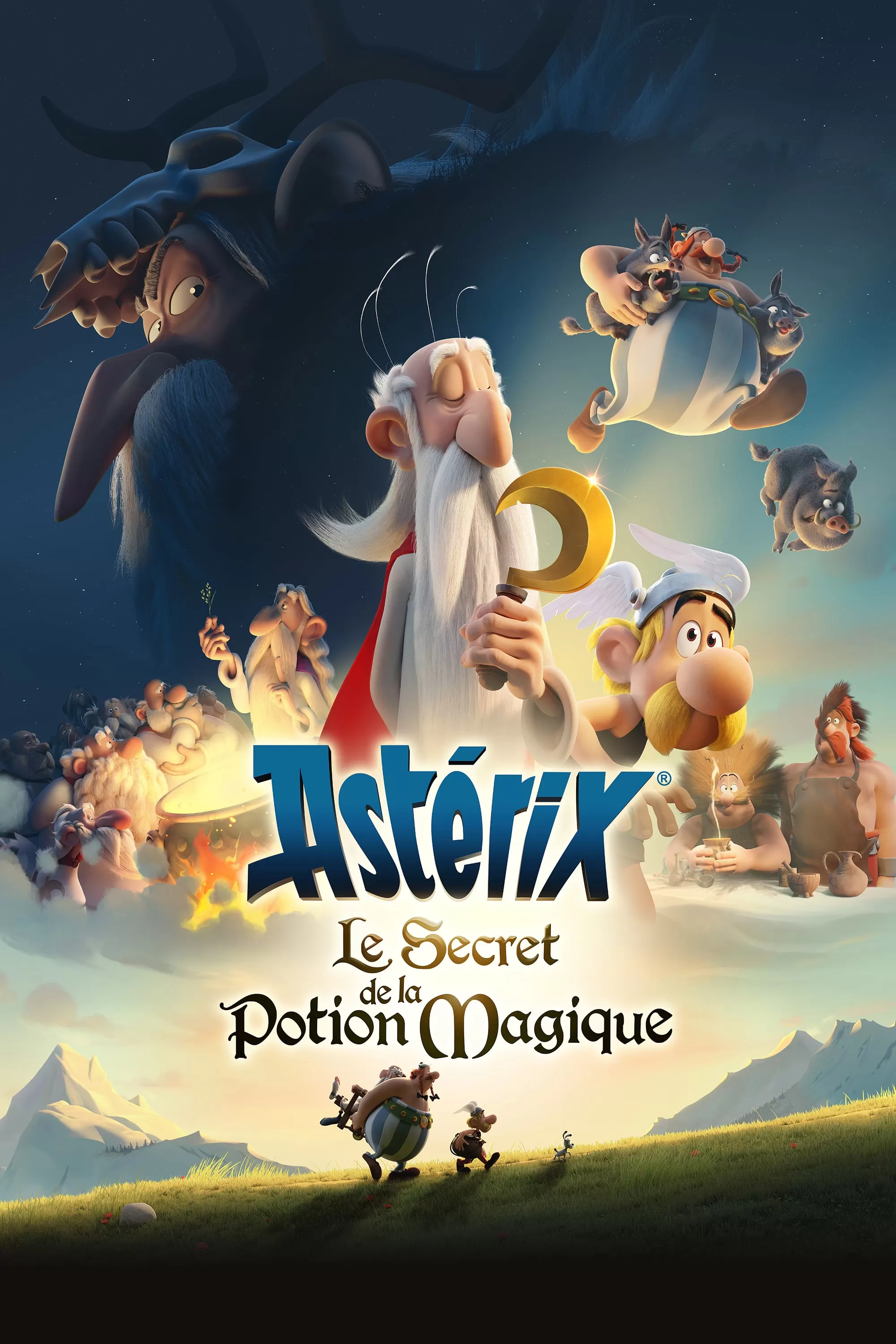 Poster originale Asterix e il segreto della pozione magica