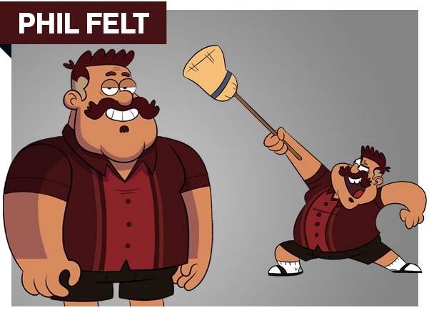 Atomic puppet Characters phil felt png personaggi cartoni animati super eroe k2 Disney Xd