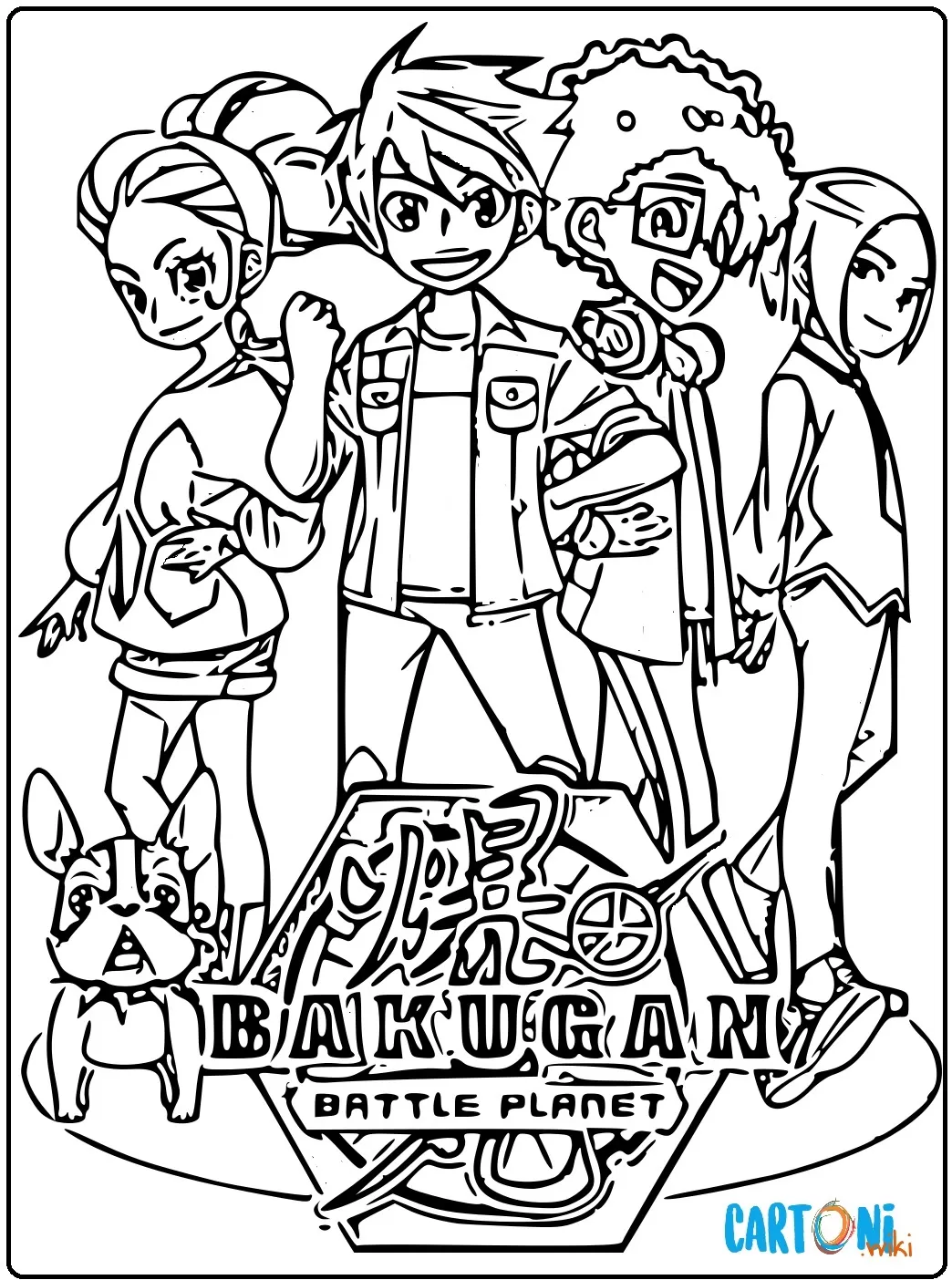Bakugan Battle Planet disegni da colorare