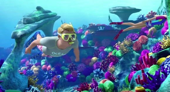 Barbie la magia del delfino - Barbie Dolphin magic - Film di animazione 2017 - Film di Barbie - Ken esplora i fondali