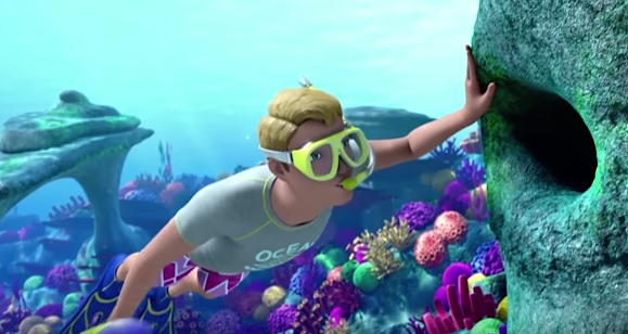 Barbie la magia del delfino - Barbie Dolphin magic - Film di animazione 2017 - Film di Barbie - Ken sottacqua