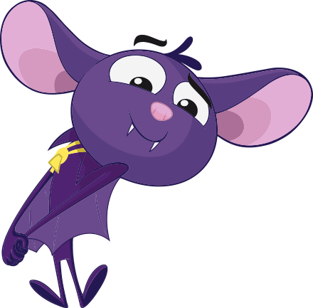 Pipistrello Bat Pat  - Personaggi  - Cartoni animati - Rai Gulp Rai Fiction - Pipistrello - Leo - Rebecca - Silver