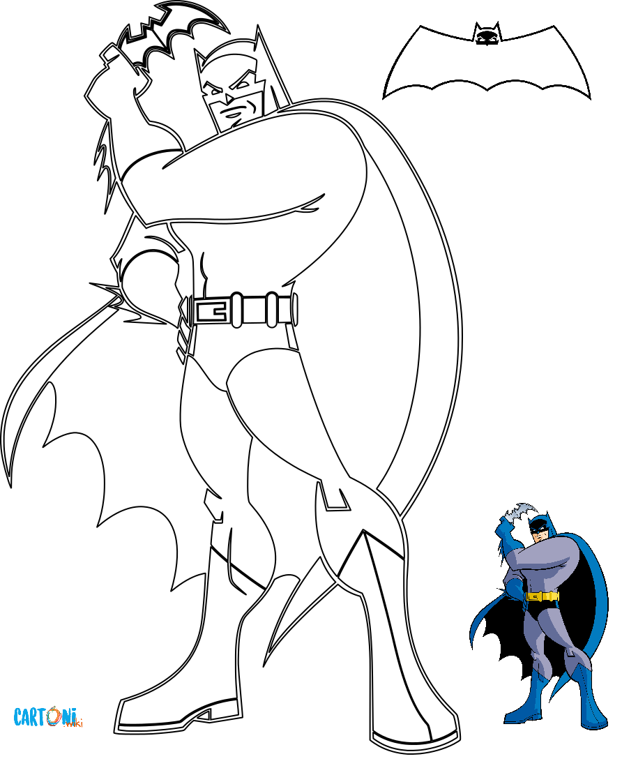 Disegni di Batman da colorare