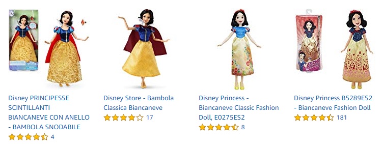 bambola biancaneve amazon bambole disney princess biancaneve biancaneve bambola disney bambola biancaneve e i sette nani