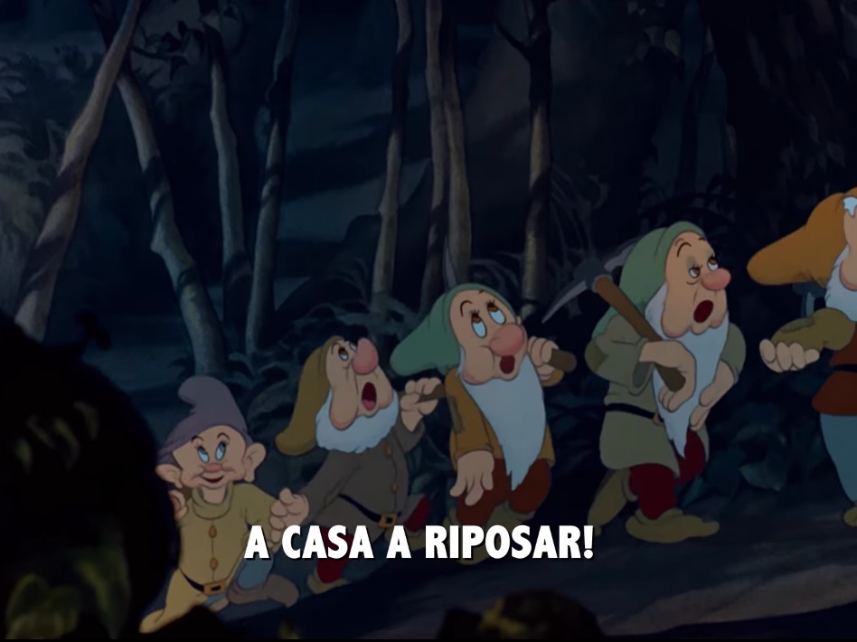Hei ho ehi ho a casa a riposar - Canzoni di biancaneve e i sette nani