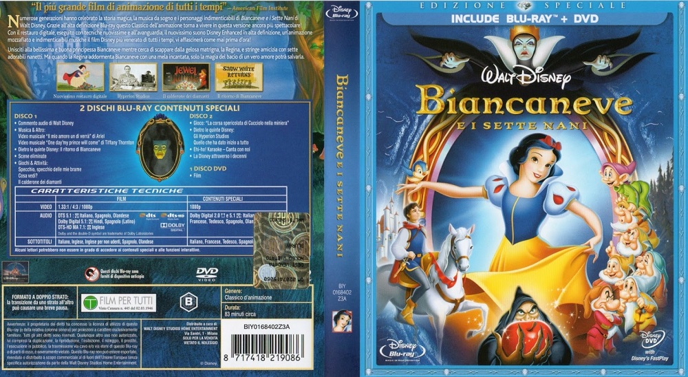 Biancaneve e i 7 nani DVD Cover