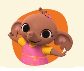 Bing -personaggio Sula -cartone animato bambini et prescolare rai yoyo - cartoni - coniglio 