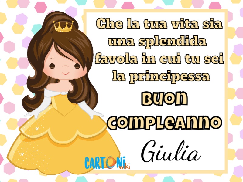 Buon compleanno Giulia