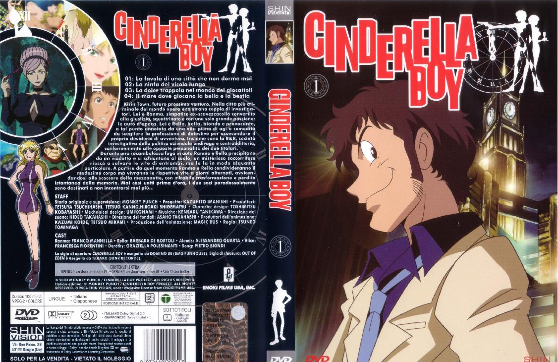 Cinderella boy anime cartoni animati Giapponesi DVD cover 1