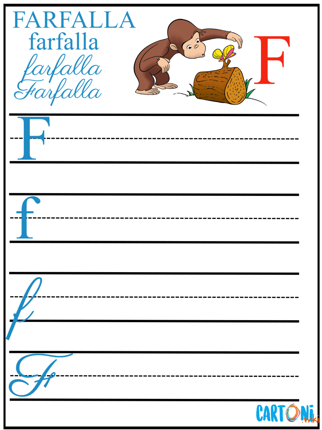 Lettera F - Esercizi con George