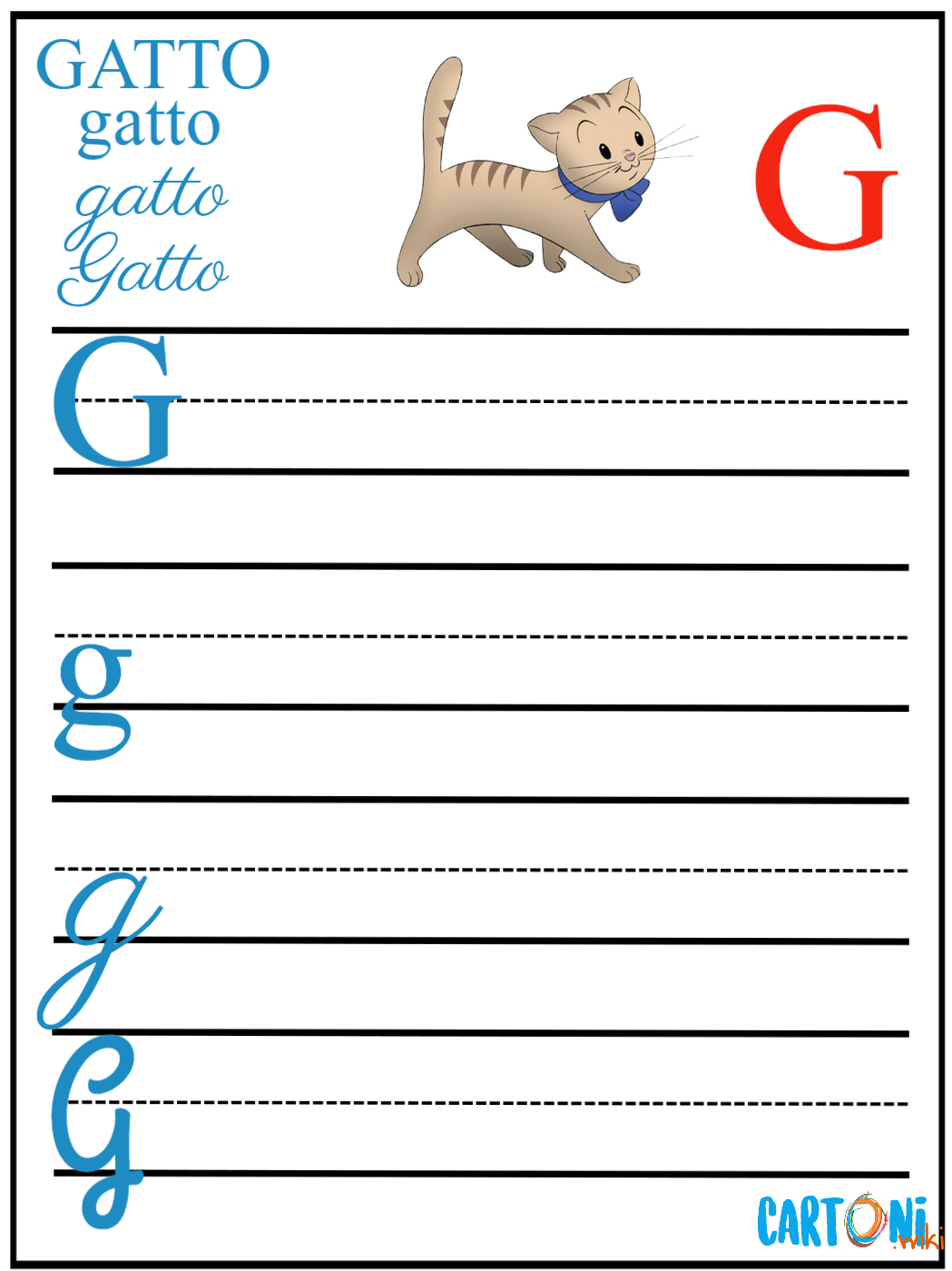 Lettera G - Esercizi con George