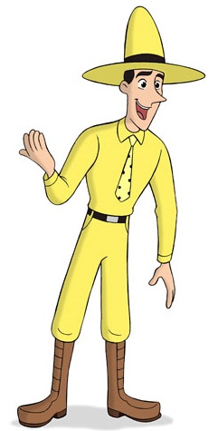 Curioso come George - Personaggi - Ted Uomo dal cappello giallo - Curious George - cartoni animati - Scimmia