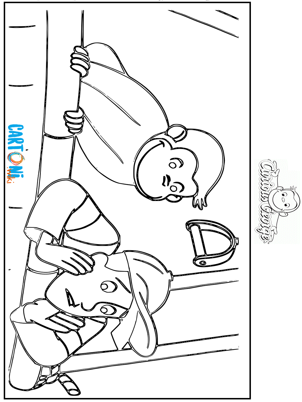 Disegno Curioso come George da stampare